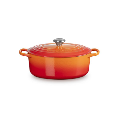 Le Creuset Enameled Cast Iron Oval Dutch Oven with Lid
