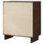 Commode 4 tiroirs brun chaud