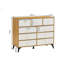 Commode 9 tiroirs en bois aggloméré-1626454859