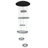 Galaxy 6-Ring LED Crystal Chandelier - Chrome