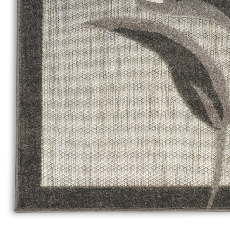 Tapis intérieur / extérieur beige Aloha, Rectangle 6 pi x 9 pi