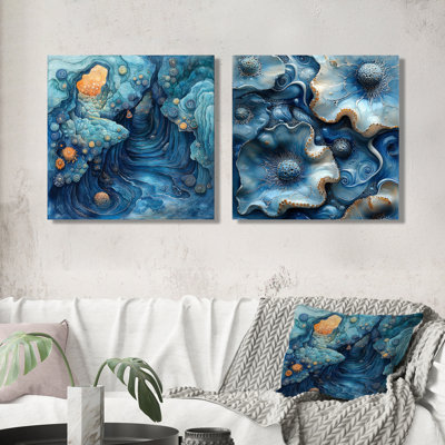 Océan Edge of Wonder I - décoration murale côtière - art mural nautique 2 pièces