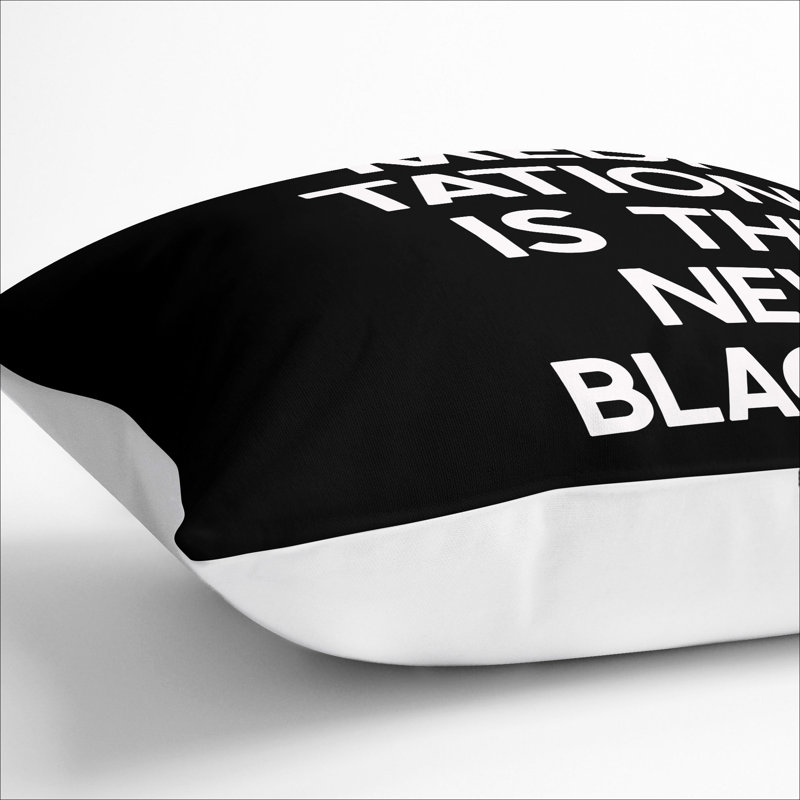 Square Cushion, 55cm H x 55cm W x 20cm D, White