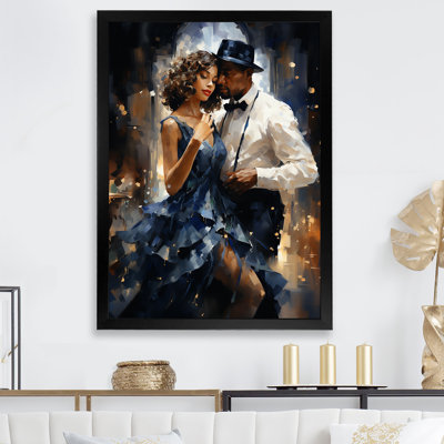 Harlem Renaissance Jazz Age Sonata Couple I, reproduction d'art sur toile