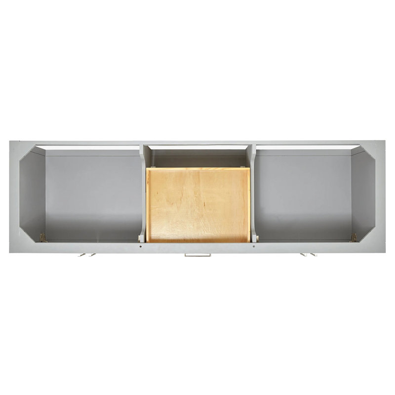 ARIEL Magnolia 72 Double Bathroom Vanity with Top, Rectangular, Gray
