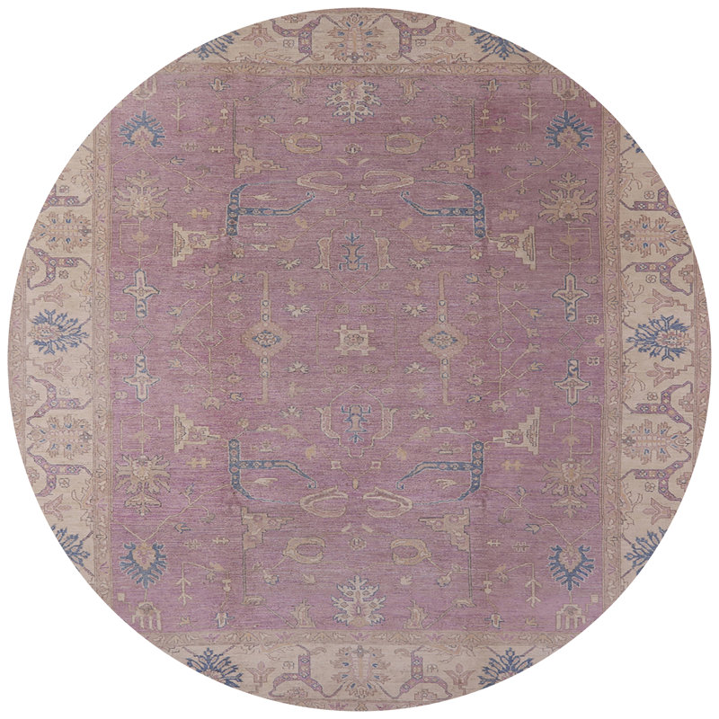 Phoibos Oriental Indoor Rug, Round 4'