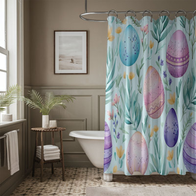Easter Brush - 1 Piece Standard Shower Curtain