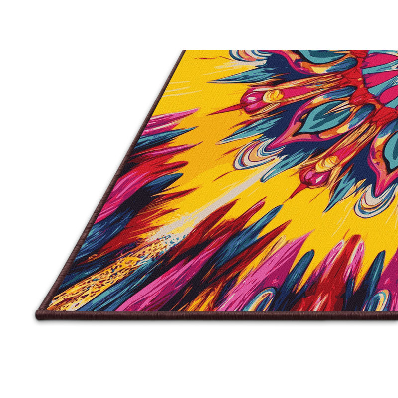 Tapis couleur Cascade, Rectangulaire 2 pi x 3 pi