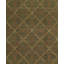 Wool Geometric Area Rug in Green-50231385