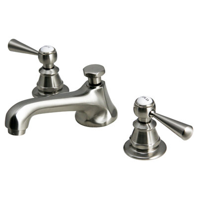 Robinet de salle de bain à large entraxe avec bonde Carlson