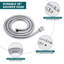 Pomme de douche à main 1,8 GPM GPM