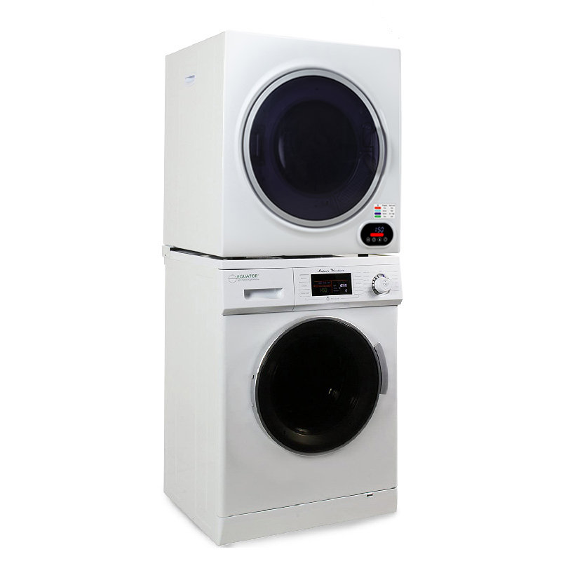 Equator BASIC STACKABLE 13 lbs Washer + Vented Sensor Dryer 3.5cf 110V