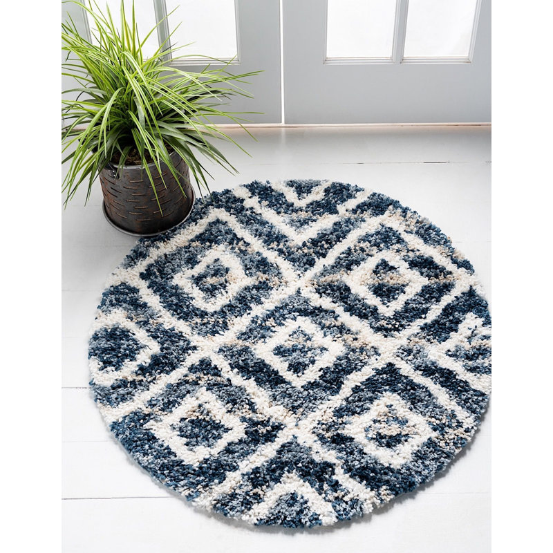 Cynithia Oriental Indoor Rug, Round 5'