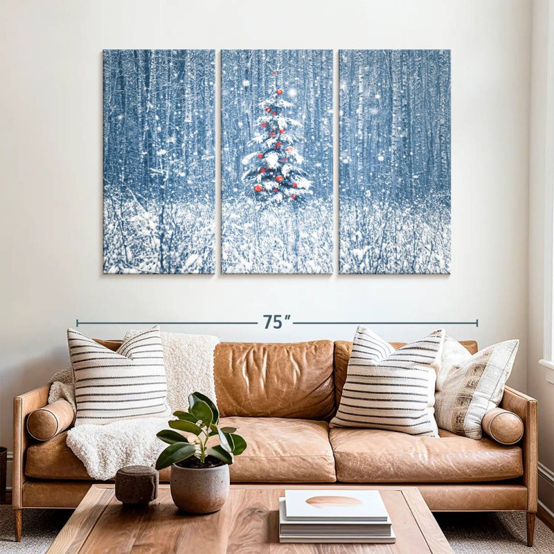 Christmas Spruce, 42" H x 65" W