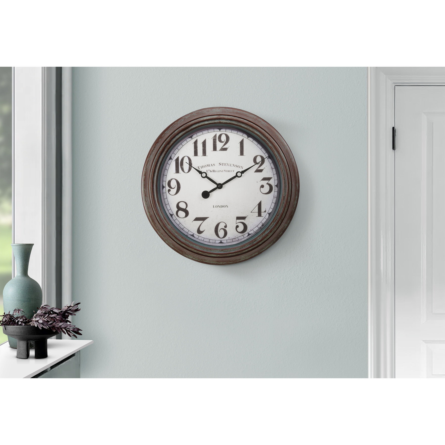 Gracie Oaks Round, Wall Clock | Wayfair