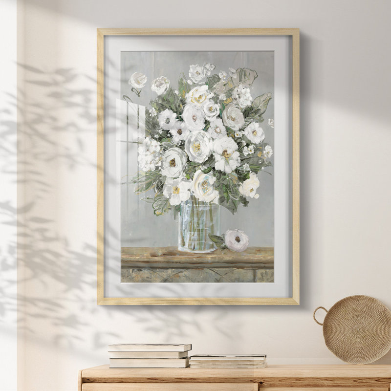 Toile tendue Emerald Ice I - galerie, Naturel, H 28,5 po x l 20,5 po