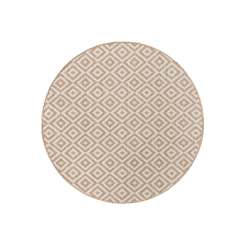 Tapis d'extérieur Jill Zarin Costa Rica, Rond 4 pi 1 po