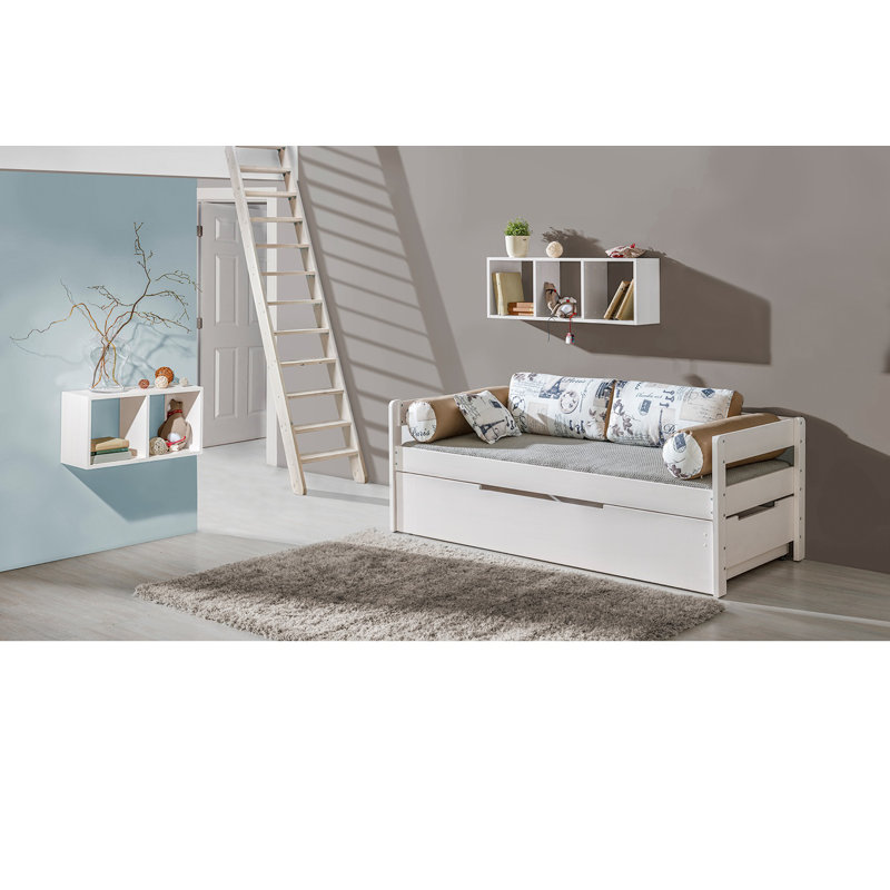 Alfwin European Single (90 X 200 Cm) Standard Mate's & Captain's with Storage Included with Trundle Included