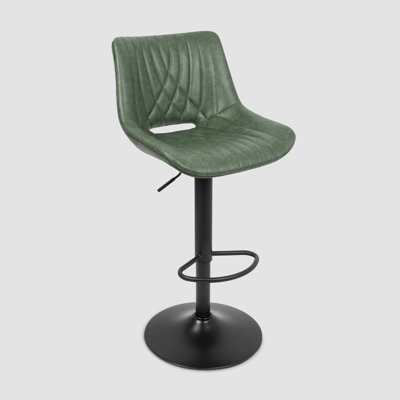 Adjustable Swivel Barstools with Backs