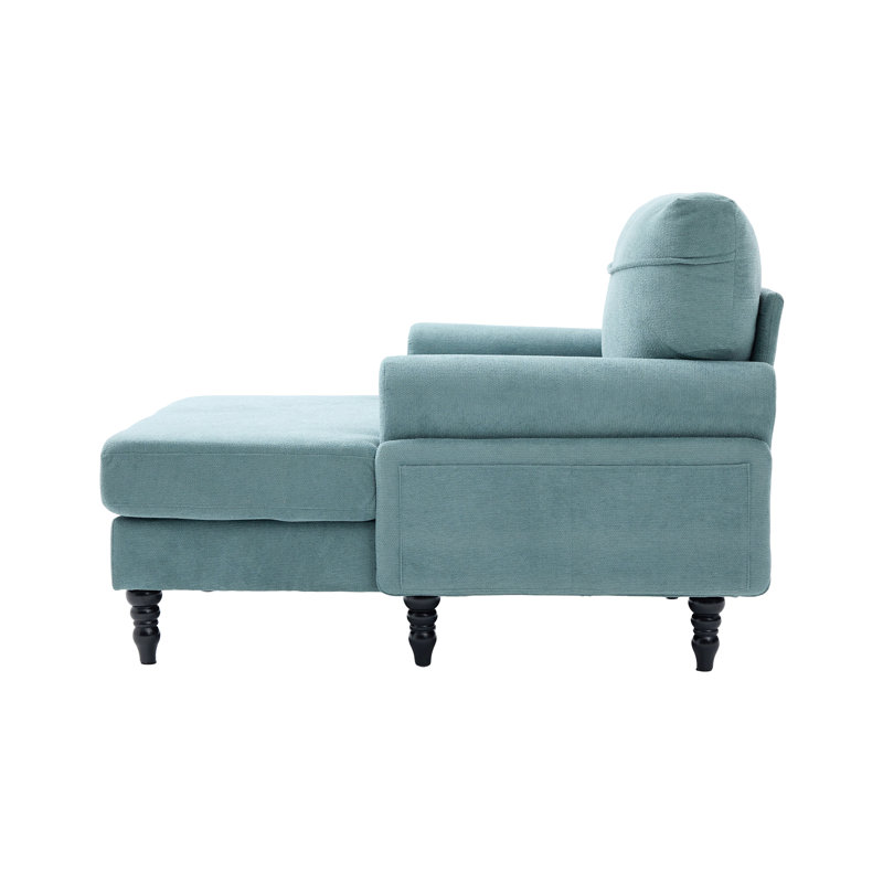 Canapé inclinable Chenille, Vert menthe