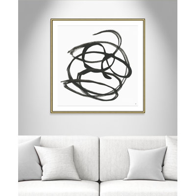 Le long du chemin I par Susan Jill - reproduction d'art sur papier encadrée