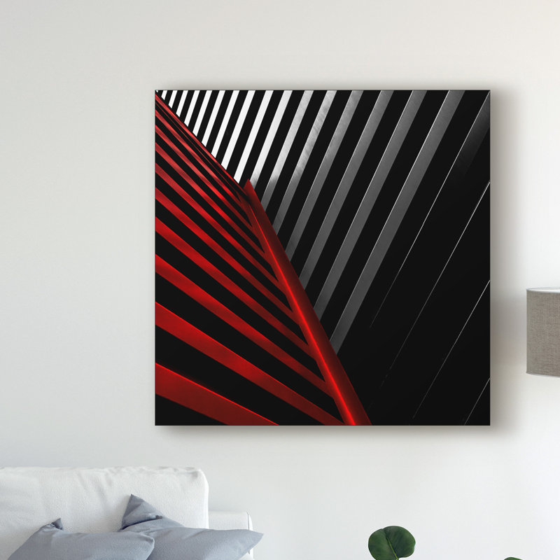 « silver red », reproduction de photo sur toile tendue, H 35 po x l 35 po x P 2 po