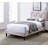 Griseldis Upholstered Unfinished Slat Bed-401647181-401647182