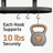 Delauter Hanging Ceiling Pot Rack 34-Inch for Kitchen with 20 S Hooks-163934981