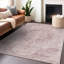Tapis rose intérieur / extérieur lavable à la machine Claudian ACN1238-103712368