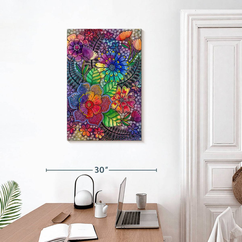 Harnek Bohemian Blooms II, H 30 po x l 20 po