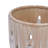 Set of 2 Striped Ceramic Flowerpot with Drainage Hole, 8" Modern Planter for Patio, Garden-570743175