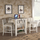 Counter Height White Kitchen & Dining Room Sets & Tables You'll Love ...