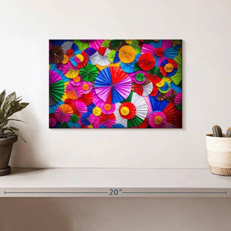 Senne Origami Flowers, 8" H x 12" W