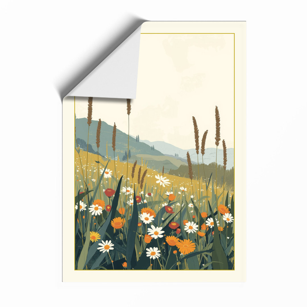 Meadow in Bloom Botanical - Framed Print