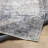 Owings Machine Washable Abstract Dark Blue/Medium Brown Area Rug-919975710