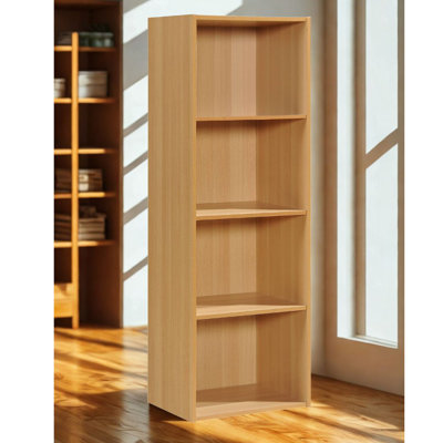 Bibliothèque haute avec rangement ouvert pour la maison ou le bureau