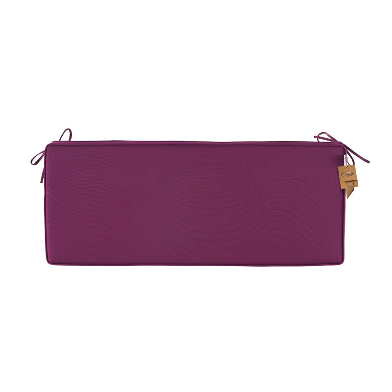 Outdoor 3'' Bench Seat Cushion, Purple