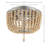 Ohlone Farmhouse Wood Beaded/Metal LED Flush Mount-70777069-123703379