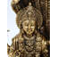 Statue de 5 pouces en bénédiction de Lakshmi Narayana assis sur Sheshnag