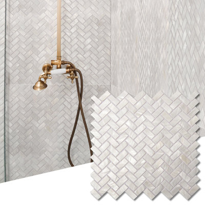 11.8''x11.8'' Seashell Mosaic Tile for Kitcen,Bathroom,Pack of 10