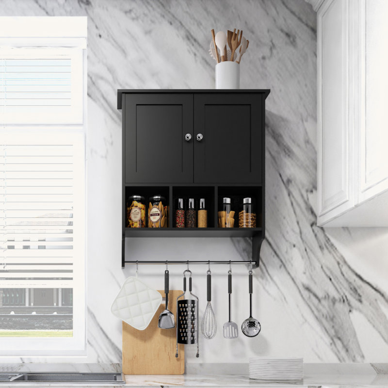 Bathroom Cabinet, Black