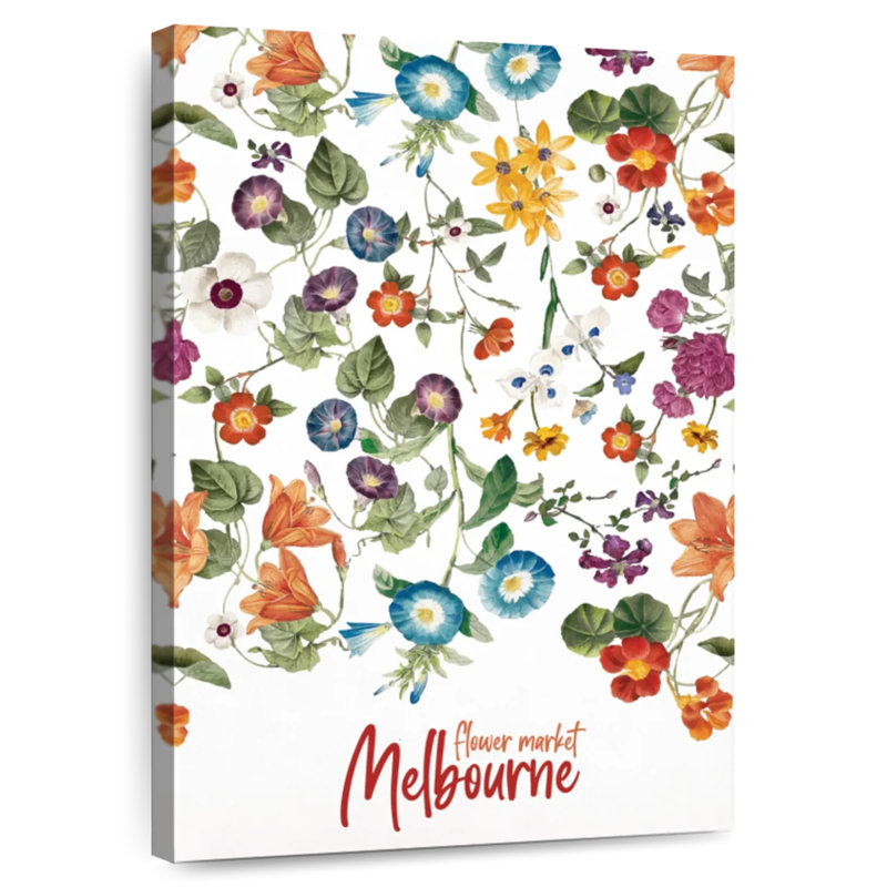 Harnek Melbourne Flower Market Poster, 36" H x 24" W