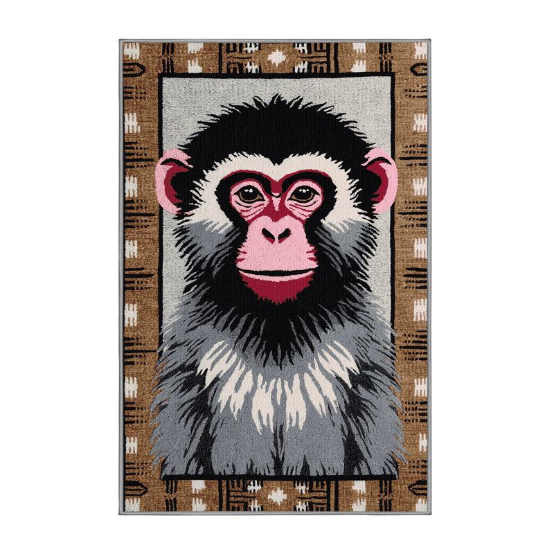  Tapis lavable Vinge de singe lavable, Tapis de couloir 2 pi x 4 pi