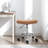 Jokari Swivel Upholstered Adjustable Height Counter Stool with Metal Frame-1961934125