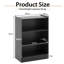 Nasheka 75 cm H x 50 cm W Standard Bookcase-871574044