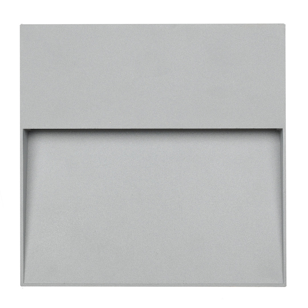 Berloz Grey 20 - Bulb 20cm H Integrated LED Outdoor Flush Mount