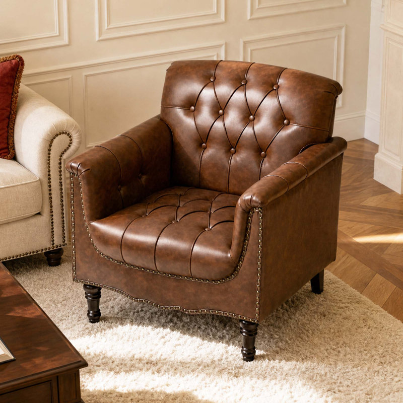Fauteuil Enoks, Brun