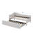 L-Shaped Twin-Sized Daybed With Pop-Up Trundle Bed Design-389108691