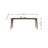 Rectangular Rock Slab Solid Wood Dining Table-1000790503