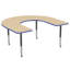 Table d'activité 60 "x 66" en forme de T avec pieds réglables-592723505-592723513-538156477